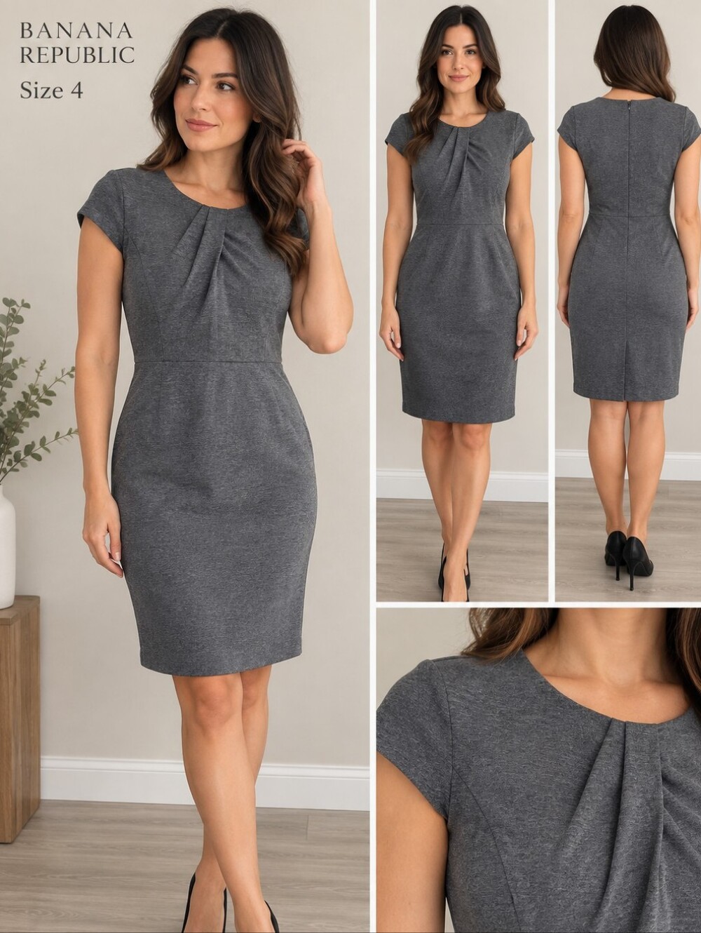 Banana Republic Gray Women's Dress